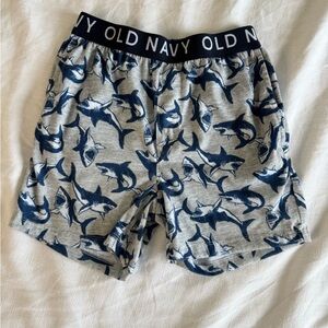 Old Navy Blue and Gray Shark Boys' Pajamas Shorts
